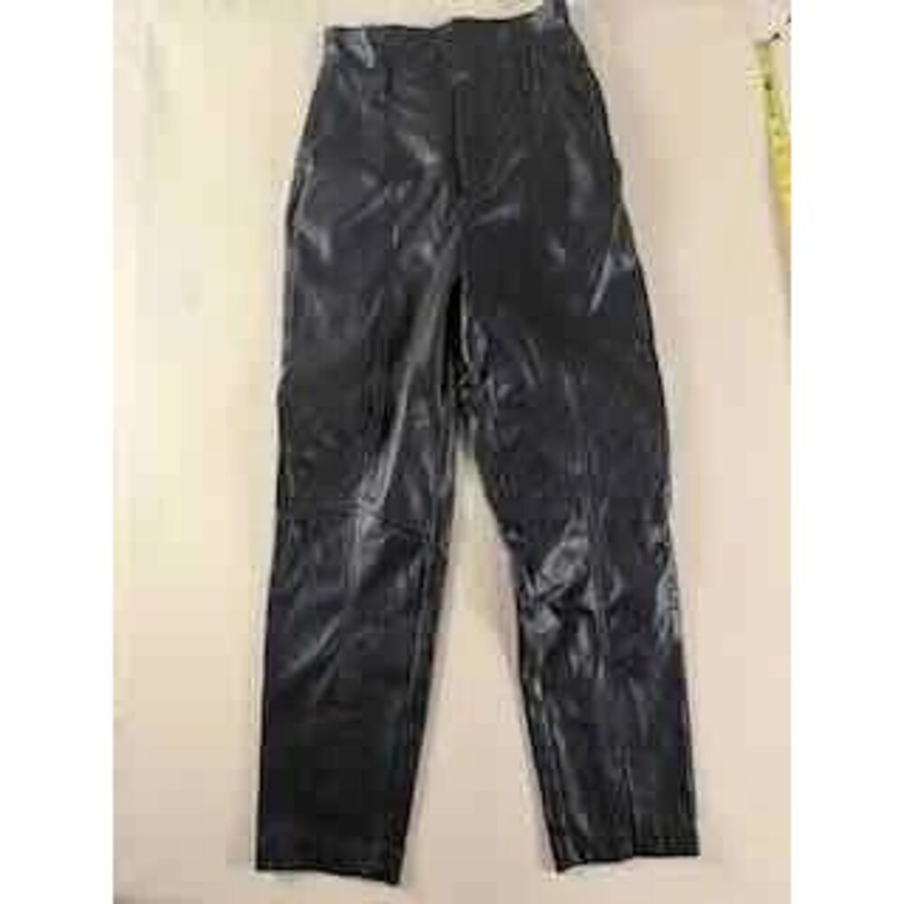 Marissa Webb Black Genuine Lamb Leather Pants Size 2